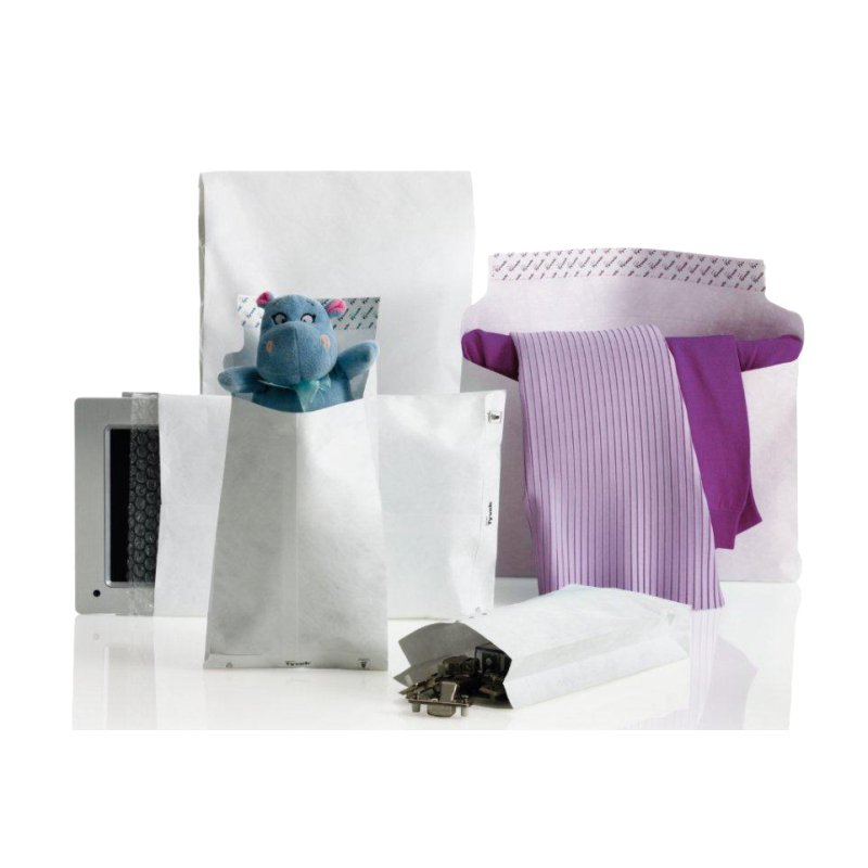Tyvek vouwzakken B4 55g/m², zonder venster, wit